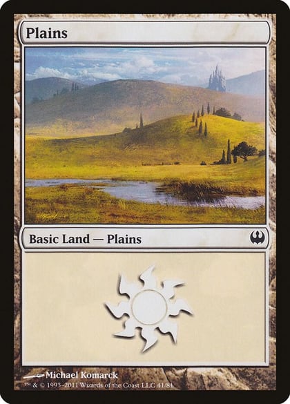 Plains (41), Duel Decks: Knights vs. Dragons 41