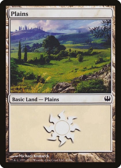 Plains (42), Duel Decks: Knights vs. Dragons 42