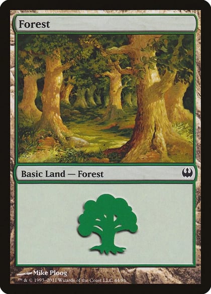 Forest (44), Duel Decks: Knights vs. Dragons 44
