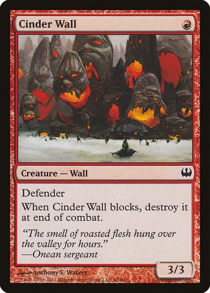 Cinder Wall, Duel Decks: Knights vs. Dragons 48