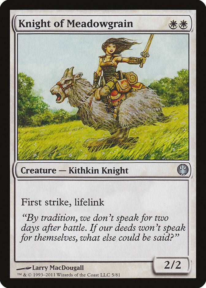 Knight of Meadowgrain, Duel Decks: Knights vs. Dragons 5