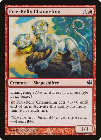 Fire-Belly Changeling, Duel Decks: Knights vs. Dragons 51