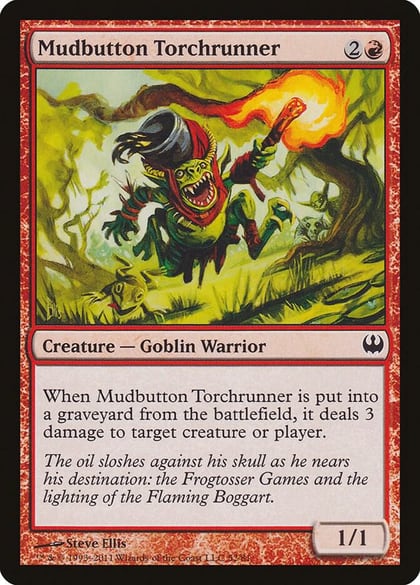 Mudbutton Torchrunner, Duel Decks: Knights vs. Dragons 52