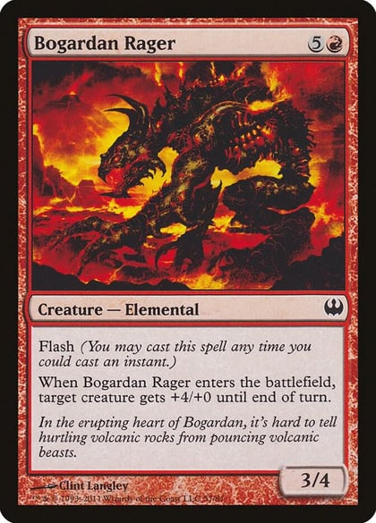 Bogardan Rager, Duel Decks: Knights vs. Dragons 57