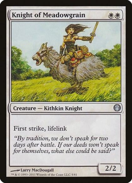 Knight of Meadowgrain, Duel Decks: Knights vs. Dragons 5