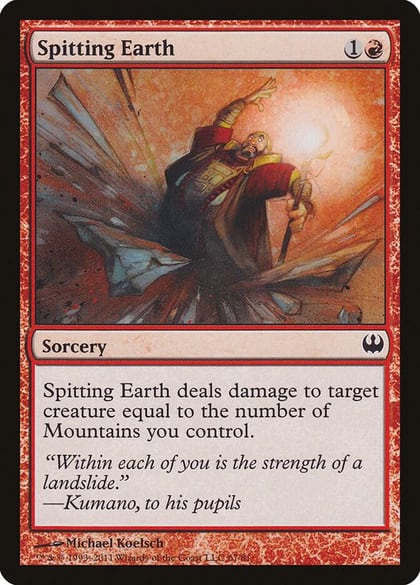 Spitting Earth, Duel Decks: Knights vs. Dragons 67