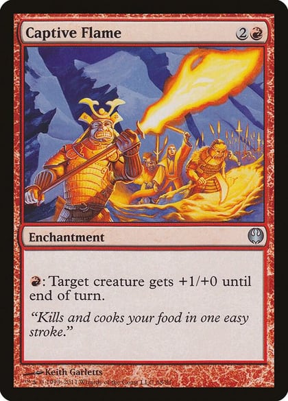 Captive Flame, Duel Decks: Knights vs. Dragons 68