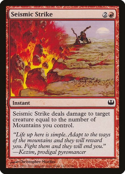 Seismic Strike, Duel Decks: Knights vs. Dragons 71