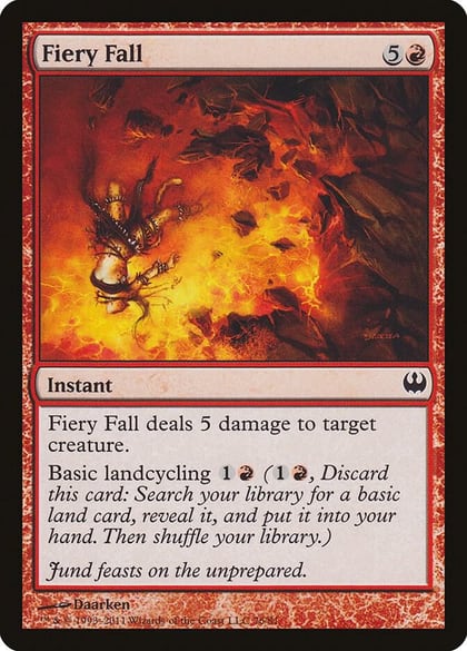 Fiery Fall, Duel Decks: Knights vs. Dragons 76