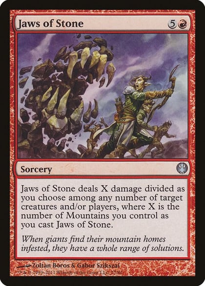 Jaws of Stone, Duel Decks: Knights vs. Dragons 77