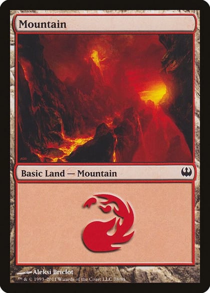 Mountain (78), Duel Decks: Knights vs. Dragons 78