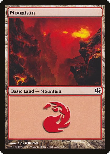 Mountain (79), Duel Decks: Knights vs. Dragons 79