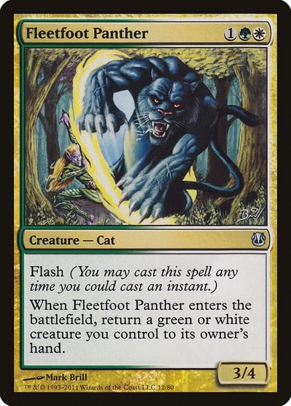 Fleetfoot Panther, Duel Decks: Ajani vs. Nicol Bolas 12