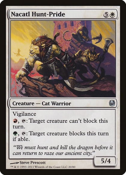 Nacatl Hunt-Pride, Duel Decks: Ajani vs. Nicol Bolas 20