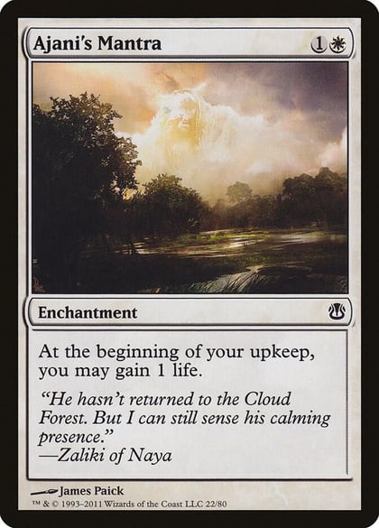Ajani's Mantra, Duel Decks: Ajani vs. Nicol Bolas 22