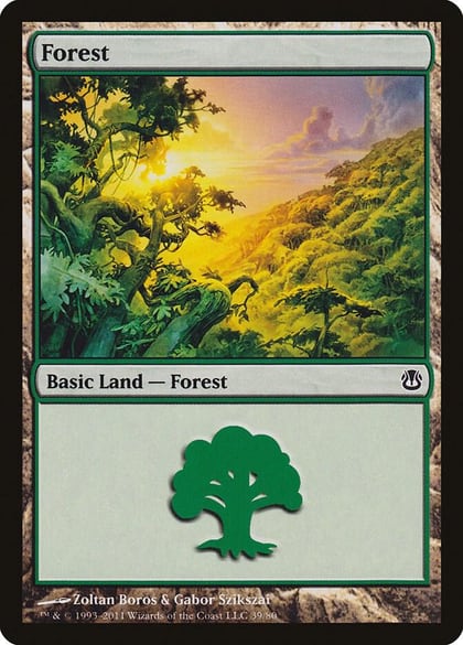 Forest (39), Duel Decks: Ajani vs. Nicol Bolas 39