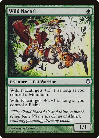 Wild Nacatl, Duel Decks: Ajani vs. Nicol Bolas 4