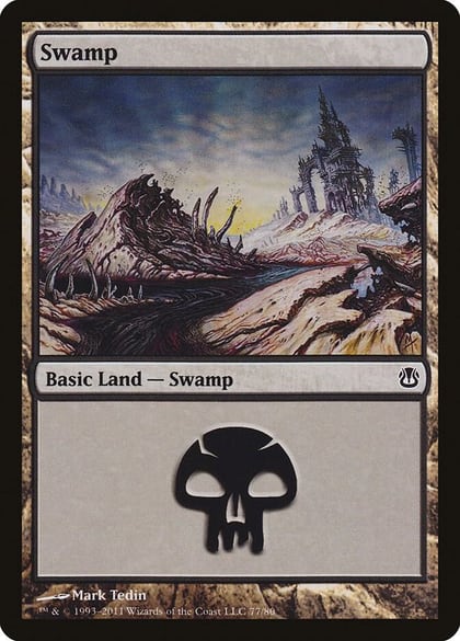 Swamp (77), Duel Decks: Ajani vs. Nicol Bolas 77