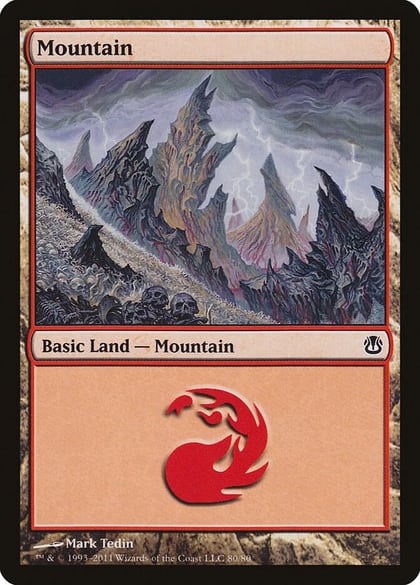 Mountain (80), Duel Decks: Ajani vs. Nicol Bolas 80