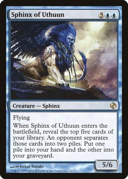 Sphinx of Uthuun, Duel Decks: Venser vs. Koth 22