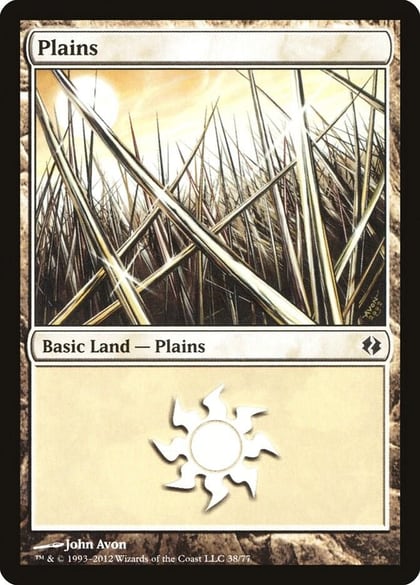 Plains (38), Duel Decks: Venser vs. Koth 38