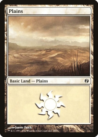 Plains (39), Duel Decks: Venser vs. Koth 39