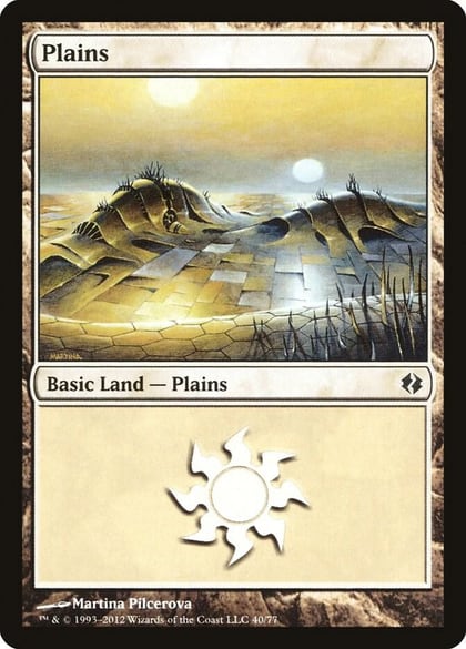 Plains (40), Duel Decks: Venser vs. Koth 40