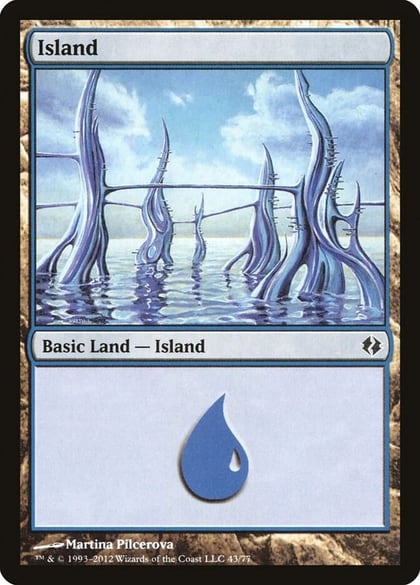 Island (43), Duel Decks: Venser vs. Koth 43