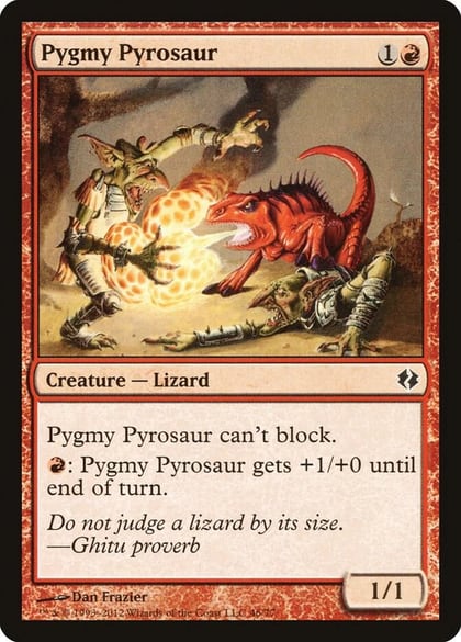 Pygmy Pyrosaur, Duel Decks: Venser vs. Koth 46