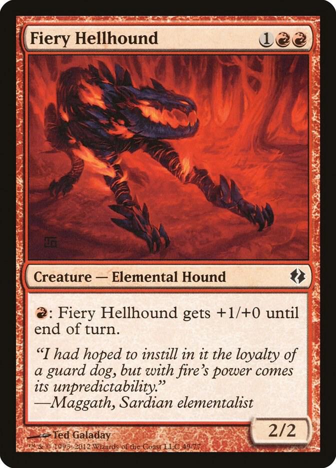 Fiery Hellhound, Duel Decks: Venser vs. Koth 49