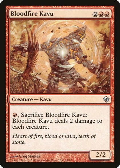 Bloodfire Kavu, Duel Decks: Venser vs. Koth 54