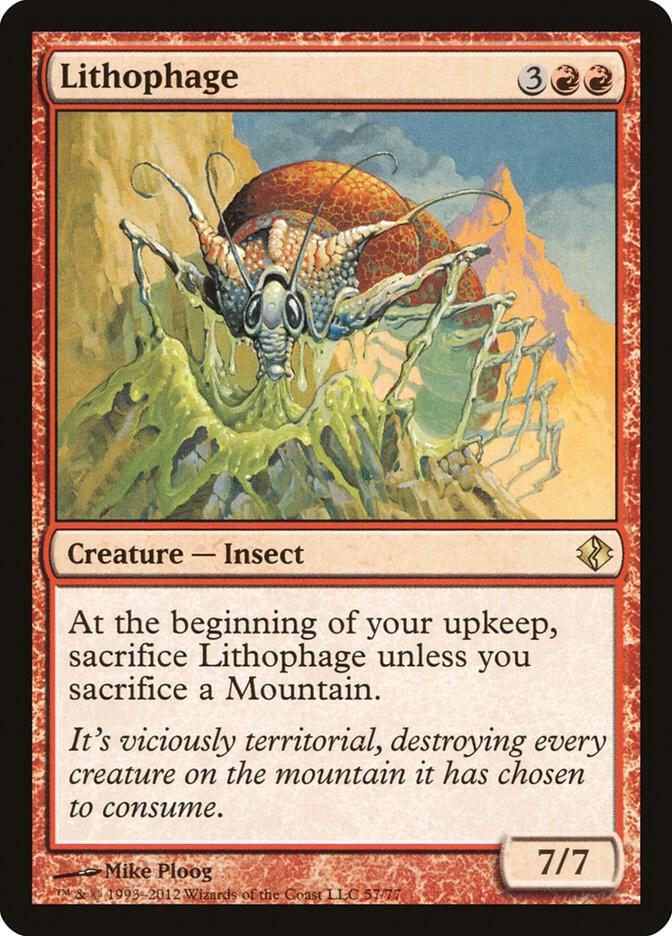 Lithophage, Duel Decks: Venser vs. Koth 57