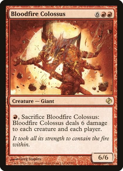 Bloodfire Colossus, Duel Decks: Venser vs. Koth 62