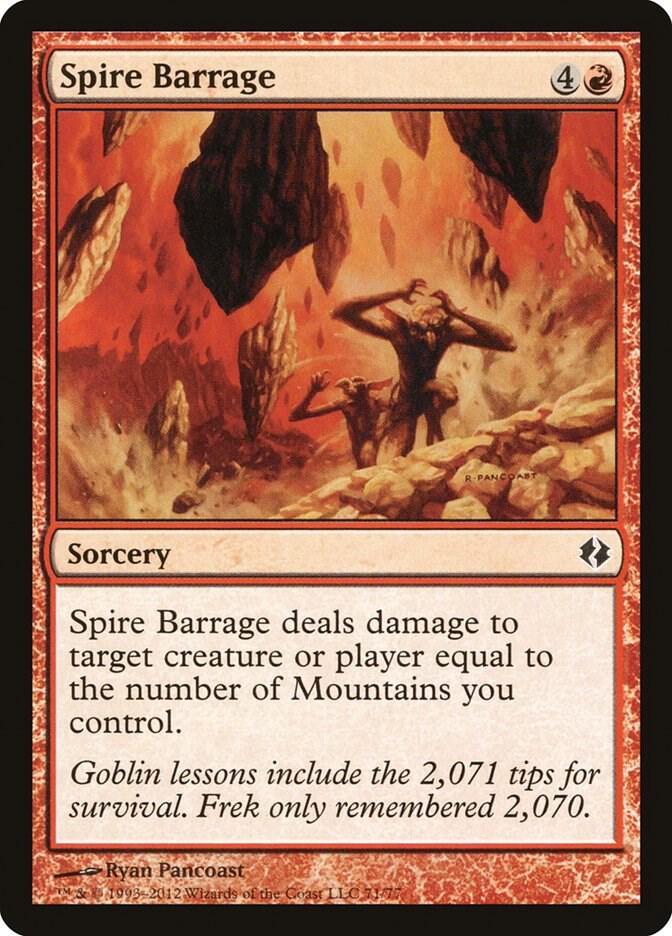 Spire Barrage, Duel Decks: Venser vs. Koth 71