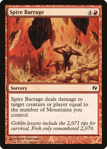 Spire Barrage, Duel Decks: Venser vs. Koth 71