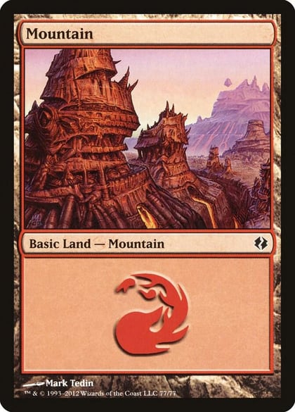 Mountain (77), Duel Decks: Venser vs. Koth 77