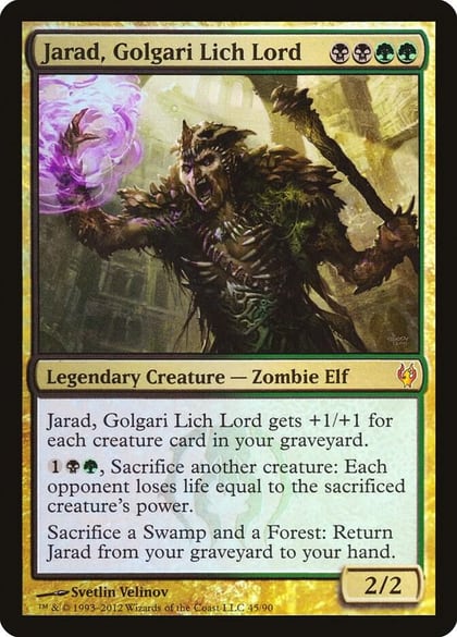 Jarad, Golgari Lich Lord, Duel Decks: Izzet vs. Golgari 45
