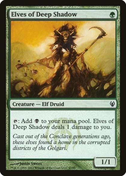 Elves of Deep Shadow, Duel Decks: Izzet vs. Golgari 47