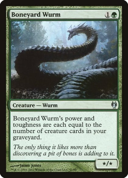Boneyard Wurm, Duel Decks: Izzet vs. Golgari 51