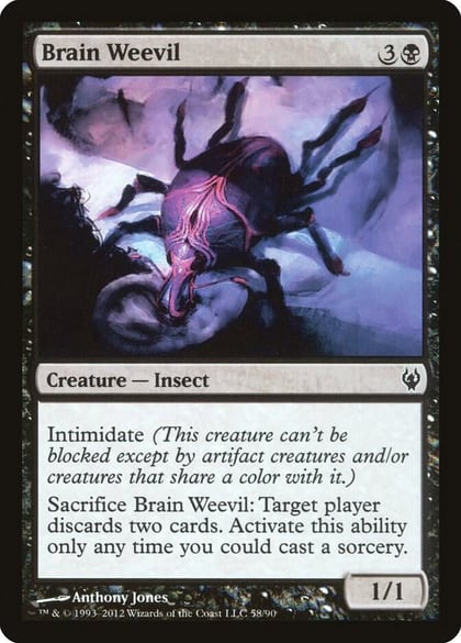 Brain Weevil, Duel Decks: Izzet vs. Golgari 58