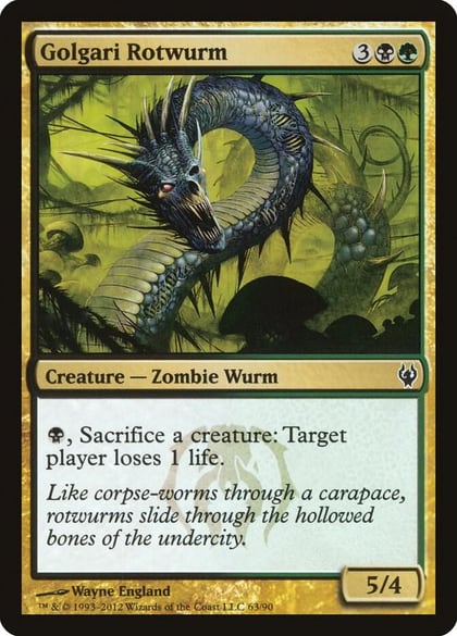 Golgari Rotwurm, Duel Decks: Izzet vs. Golgari 63