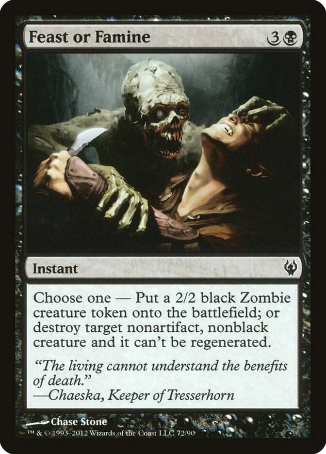 Feast or Famine, Duel Decks: Izzet vs. Golgari 72
