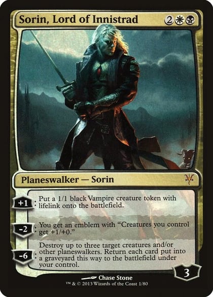 Sorin, Lord of Innistrad, Duel Decks: Sorin vs. Tibalt 1