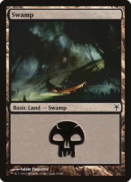 Swamp (36), Duel Decks: Sorin vs. Tibalt 36