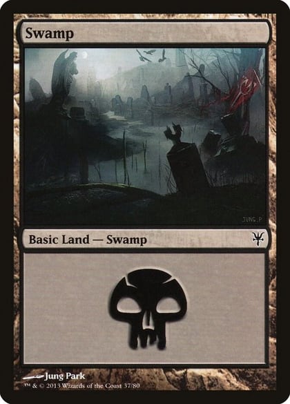 Swamp (37), Duel Decks: Sorin vs. Tibalt 37