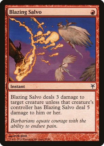 Blazing Salvo, Duel Decks: Sorin vs. Tibalt 58