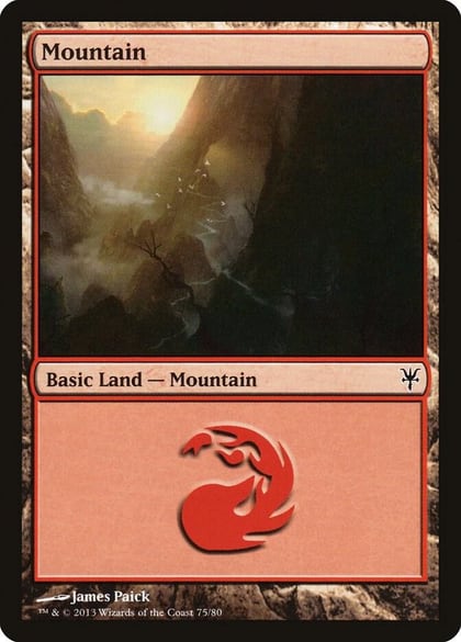 Mountain (75), Duel Decks: Sorin vs. Tibalt 75
