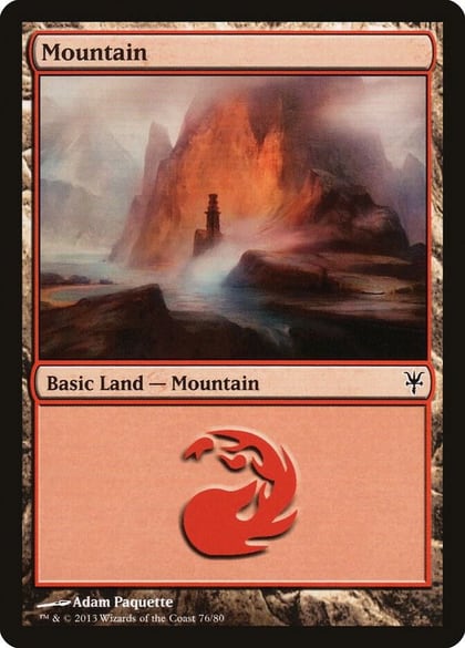 Mountain (76), Duel Decks: Sorin vs. Tibalt 76
