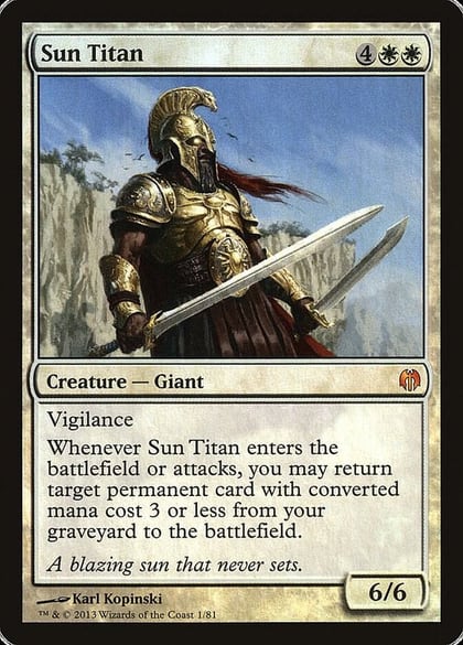 Sun Titan, Duel Decks: Heroes vs. Monsters 1