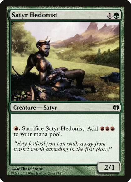 Satyr Hedonist, Duel Decks: Heroes vs. Monsters 47
